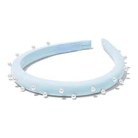 Blue Pearl Embellished Headband