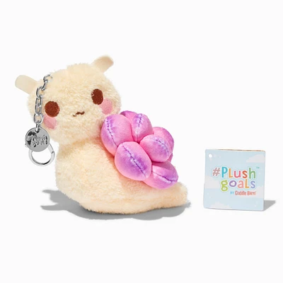 #Plush Goals by Cuddle Barn® 5'' Stelle the Moonstone Snail Plush Bag Clip