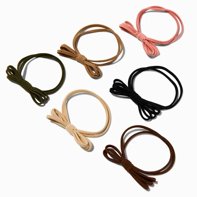 Boho Bow Hair Ties - 6 Pack
