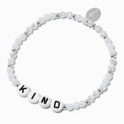 ''Kind'' Beaded Stretch Bracelet