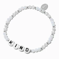 ''Kind'' Beaded Stretch Bracelet