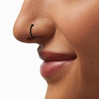 Mixed Metal Dainty Faux Hoop Nose Rings - 6 Pack
