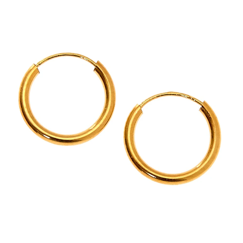 C LUXE by Claire's 18kt Gold Plated Cubic Zirconia Mixed Earrings - 3 Pack
