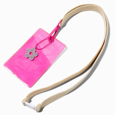 DIY Pink & Ivory Lanyard