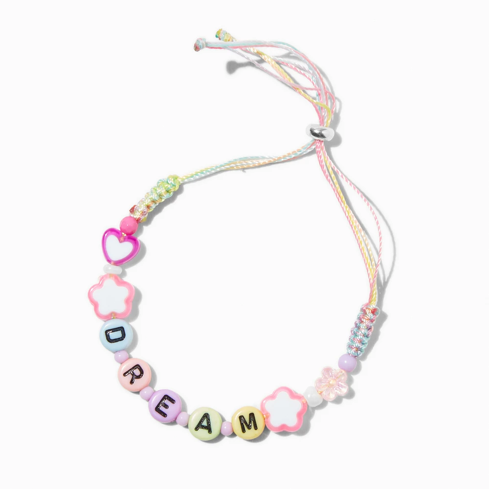 "Dream" Beaded Adjustable Bracelet
