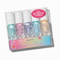 Watermelon Scented Peel-Off Nail Polish Set - 5 Pack