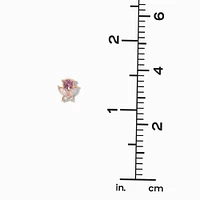 Pearl Floral Stud Earrings - 9 Pack