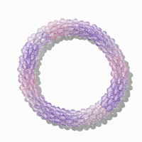 Claire's Club Pink & Purple Textured Stretch Bracelet