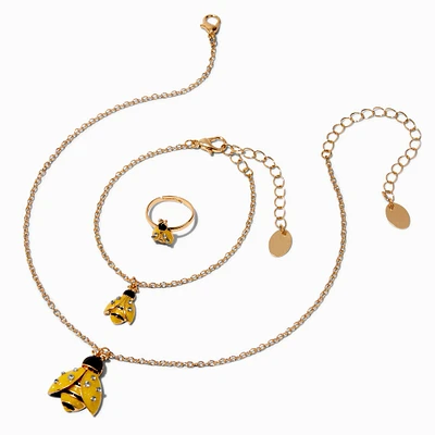 Claire's Club Bumblebee Jewelry Set - 3 Pack