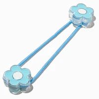 Claire's Club Pastel Flower Charm Hair Ties - 6 Pack