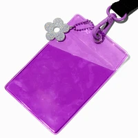 DIY Purple & Black Lanyard