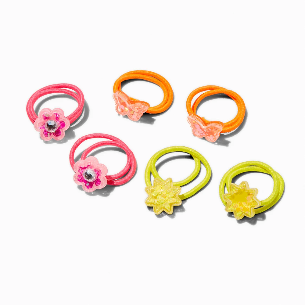 Claire's Club Shaky Icons Hair Ties - 6 Pack