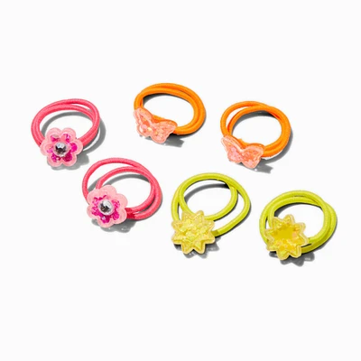 Claire's Club Shaky Icons Hair Ties - 6 Pack