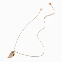 Mother Daughter Split Heart Pendant Necklaces - 2 Pack