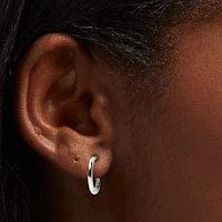 C LUXE by Claire's Sterling Silver 16mm Hoop Earrings
