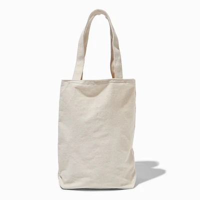 DIY Cream Tote Bag