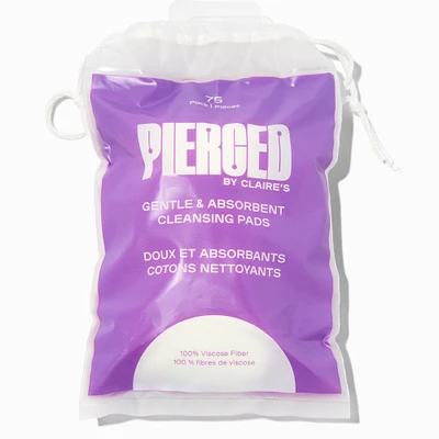 Pierced by Claire's Cleansing Pads - 75 Pack 