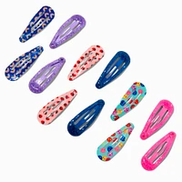 Claire's Club Space Icon Snap Hair Clips - 12 Pack