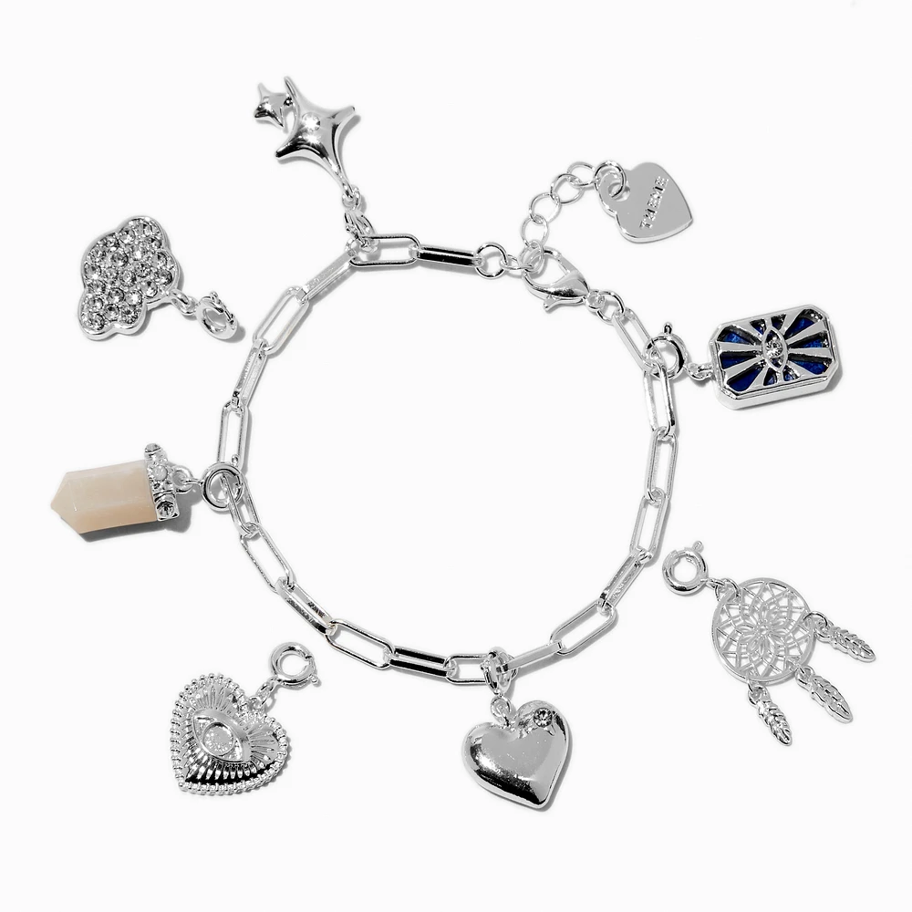 T H E M E x Claire's Silver-tone Dream Charm Bracelet