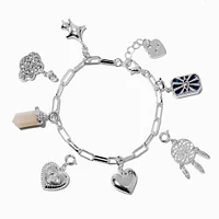 T H E M E x Claire's Silver-tone Dream Charm Bracelet