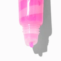 Claire's Club Pink Butterfly Lip Gloss Tube