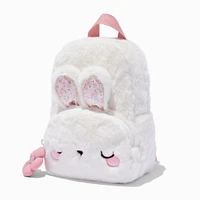 Claire's Club White Rabbit Dome Backpack