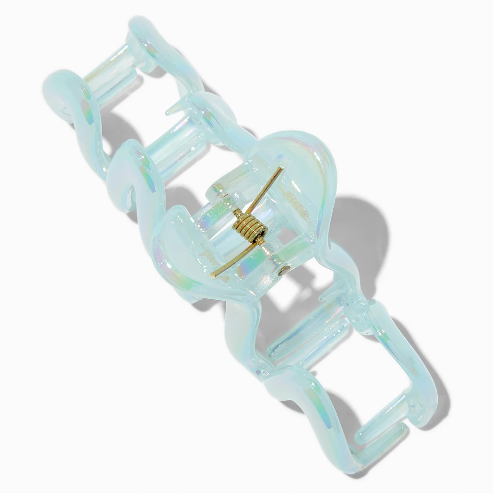 Iridescent Zig Zag Hair Claw