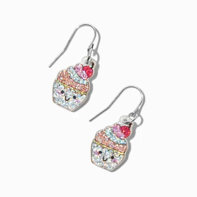 Sparkle Cupcake Drop Earrings