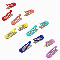 Claire's Club Rainbow Snap Hair Clips - 12 Pack
