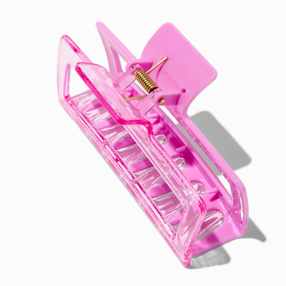 Large Two-Tone Rectangular Hair Claw