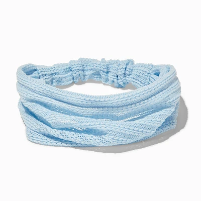 Blue Sheer Headwrap