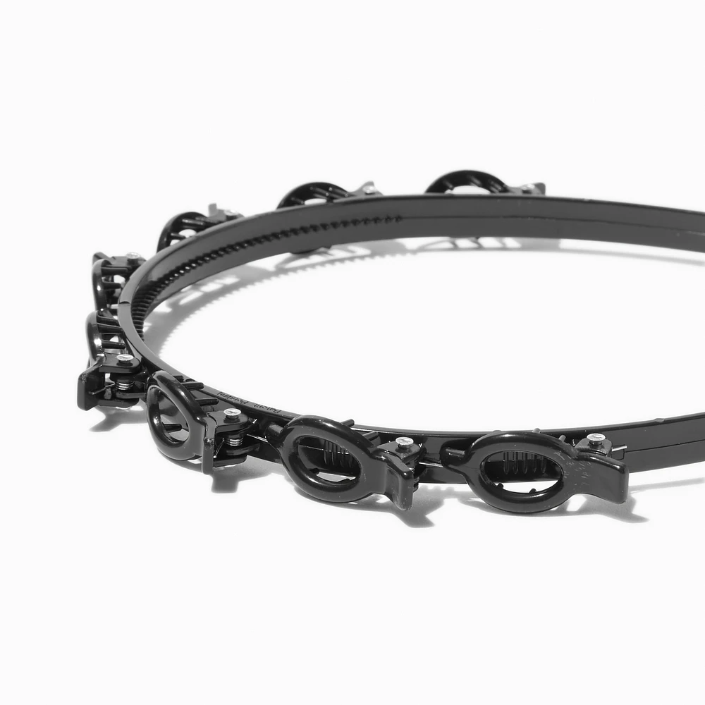 Localoc® for Claire's Twist 'n' Clip® Black Headband 