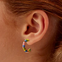 Heart Beaded Earrings Set - 6 Pack