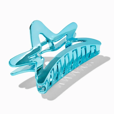 Holographic Blue Star Hair Claw