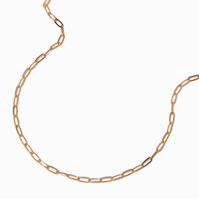 T H E M E x Claire's Gold-tone Paperclip Chain Necklace