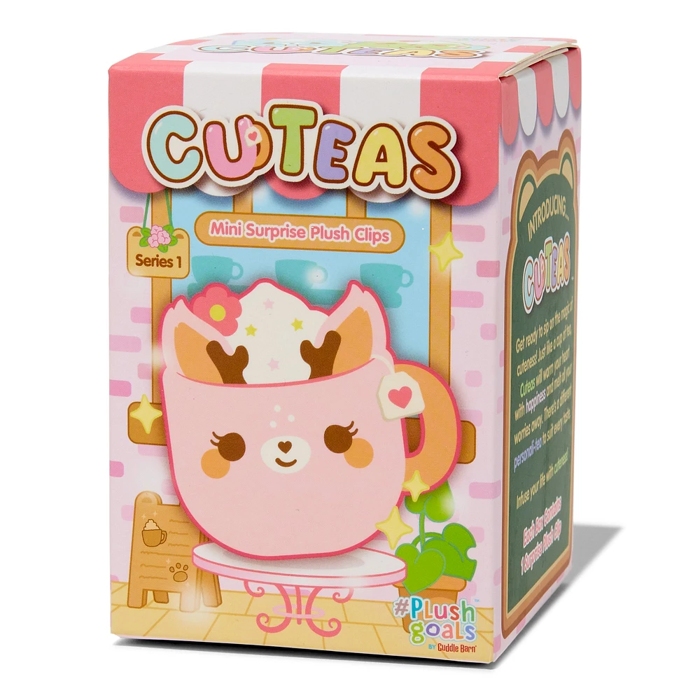 #Plush Goals by Cuddle Barn® Cuteas Series 1 Mini Surprise Plush Bag Clip - Styles Vary