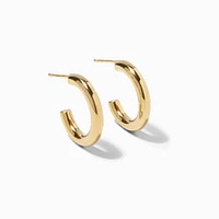C LUXE by Claire's 18kt Gold Plated 18mm Hoop Earrings