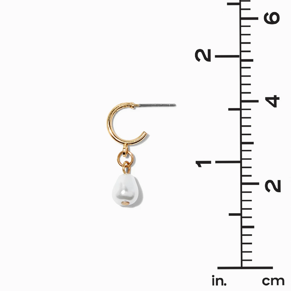 Gold-tone Pretty Hoops & Studs Earrings Set - 9 Pack