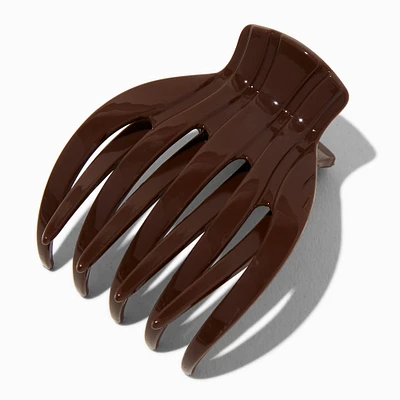 Medium Finger Hair Claw - Brown