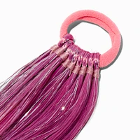 Purple, Mint, & Tinsel Ombré Faux Hair Tie