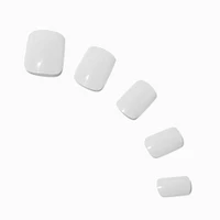 Natural Square Vegan Faux Nail Set - 100 Pack