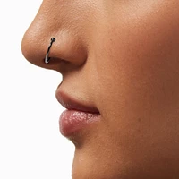 Silver-tone Mixed Faux Nose Rings - 3 Pack