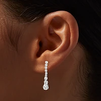 Silver-tone Delicate Teardrop Y-Neck Jewelry Set - 3 Pack