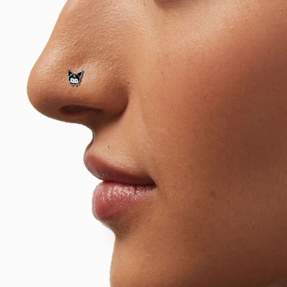 20G Kuromi™ Stainless Steel Enamel Nose Stud