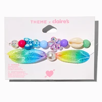 T H E M E x Claire's Beaded Mixed Media Bracelet Set - 2 Pack