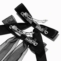 Organza & Sheer Hair Bow Clips