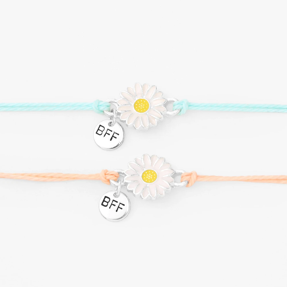 Best Friends Daisy Adjustable Bracelets - 2 Pack