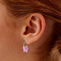 Pink Butterflies, Flowers, & Stars Mixed Earring Set - 3 Pack
