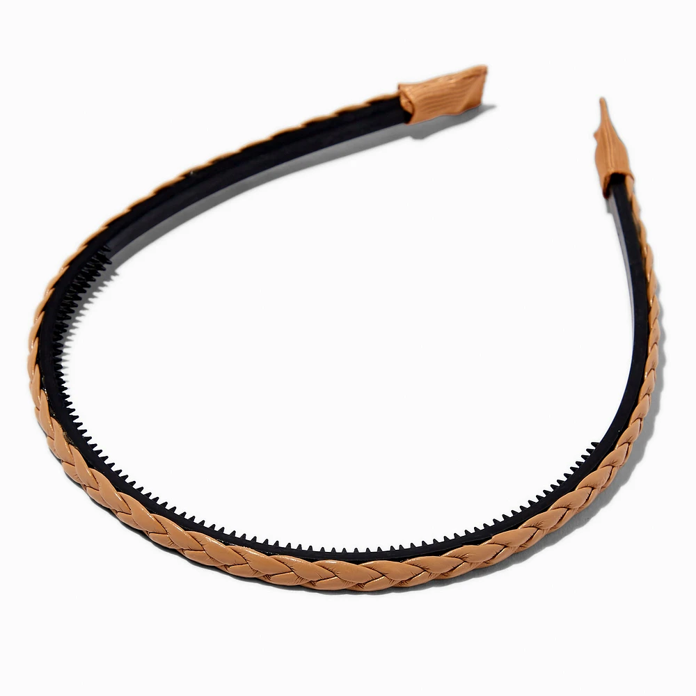 Tan Braided Headband