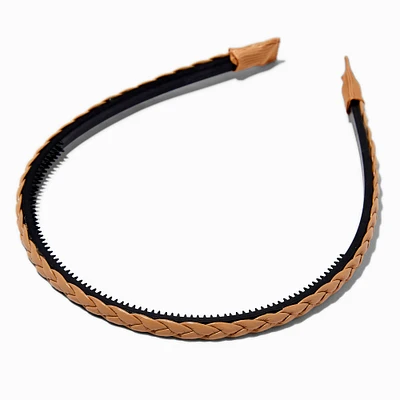 Tan Braided Headband